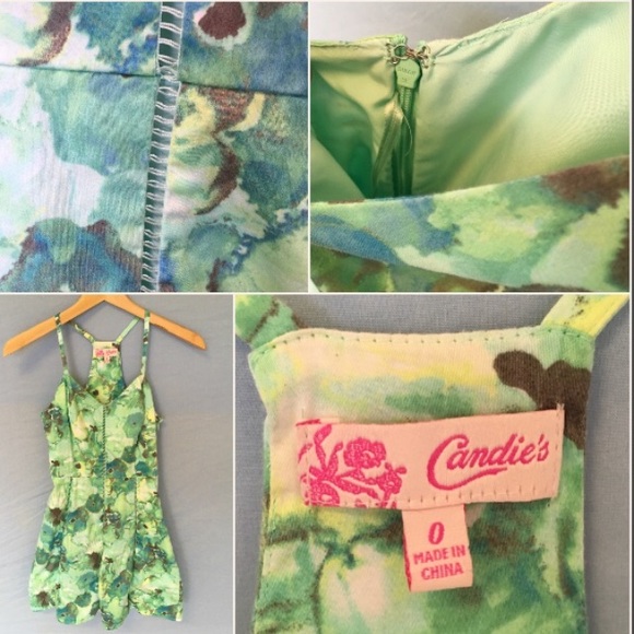 Green Halter Dress - Picture 4 of 5